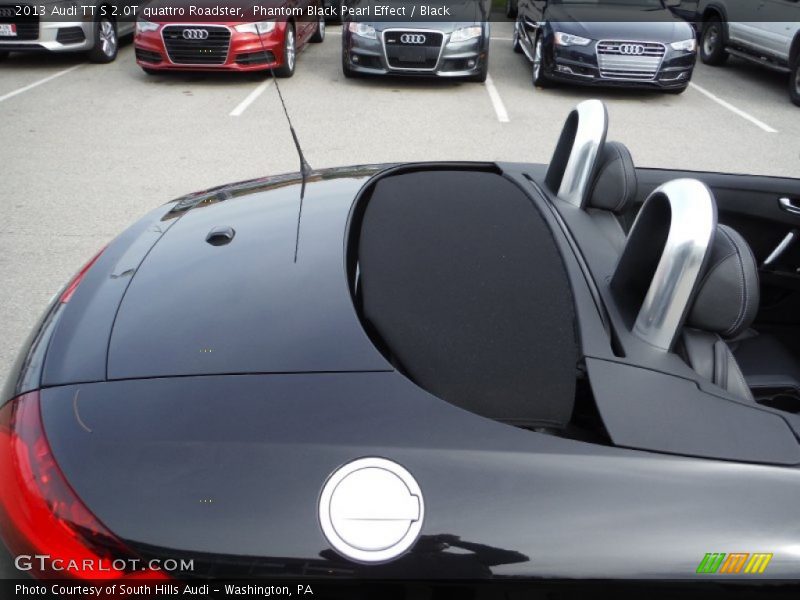 Phantom Black Pearl Effect / Black 2013 Audi TT S 2.0T quattro Roadster