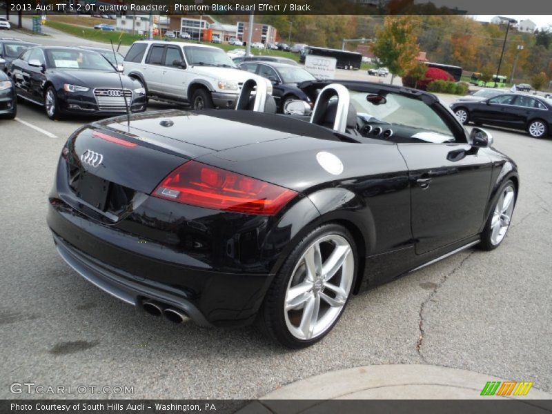 Phantom Black Pearl Effect / Black 2013 Audi TT S 2.0T quattro Roadster