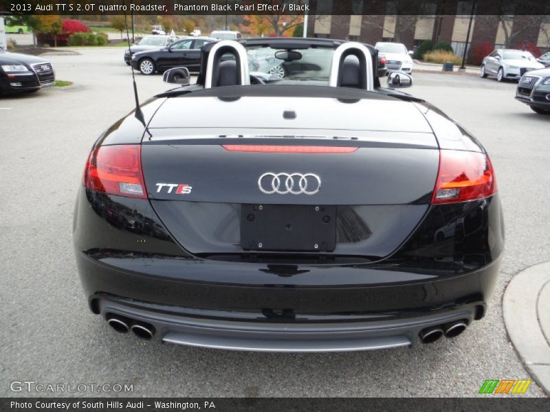 Phantom Black Pearl Effect / Black 2013 Audi TT S 2.0T quattro Roadster