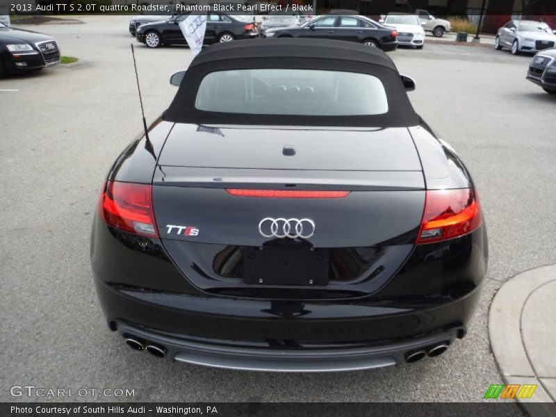 Phantom Black Pearl Effect / Black 2013 Audi TT S 2.0T quattro Roadster