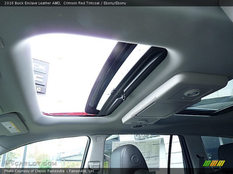 Sunroof of 2016 Enclave Leather AWD