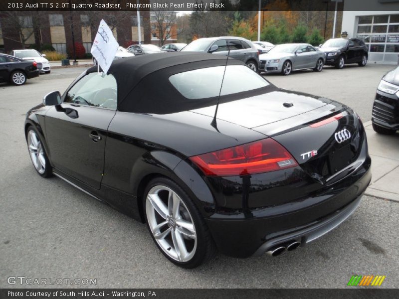 Phantom Black Pearl Effect / Black 2013 Audi TT S 2.0T quattro Roadster