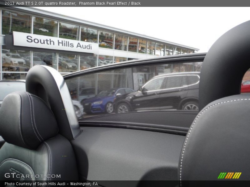 Phantom Black Pearl Effect / Black 2013 Audi TT S 2.0T quattro Roadster