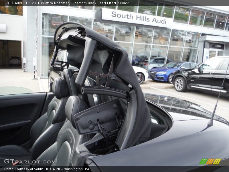Phantom Black Pearl Effect / Black 2013 Audi TT S 2.0T quattro Roadster