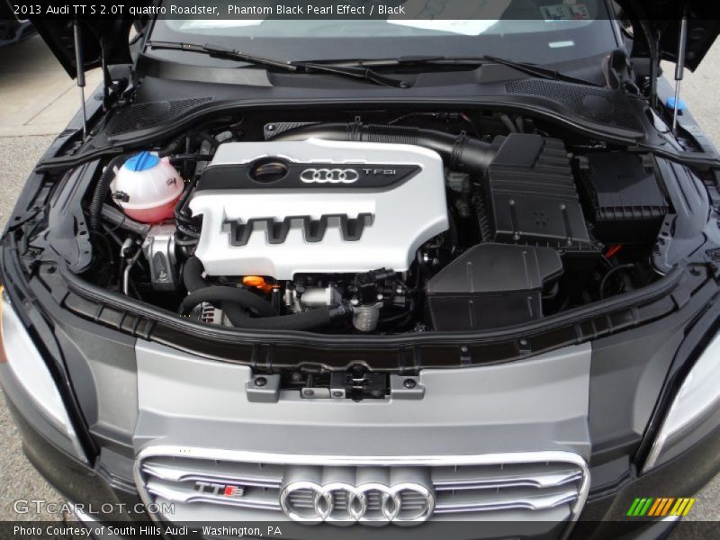 Phantom Black Pearl Effect / Black 2013 Audi TT S 2.0T quattro Roadster
