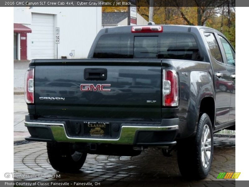 Cyber Gray Metallic / Jet Black 2016 GMC Canyon SLT Crew Cab 4x4