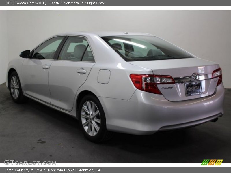 Classic Silver Metallic / Light Gray 2012 Toyota Camry XLE
