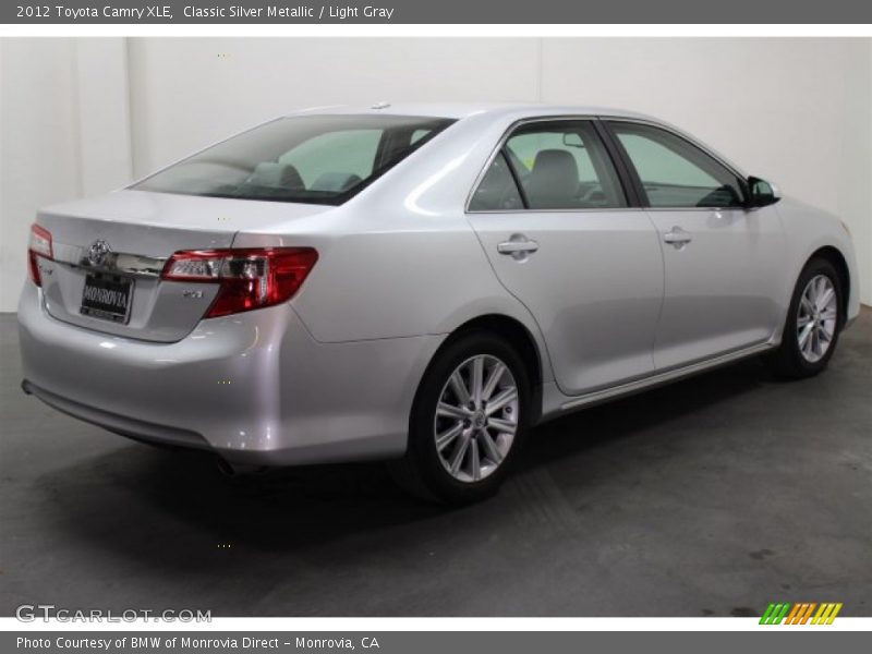 Classic Silver Metallic / Light Gray 2012 Toyota Camry XLE