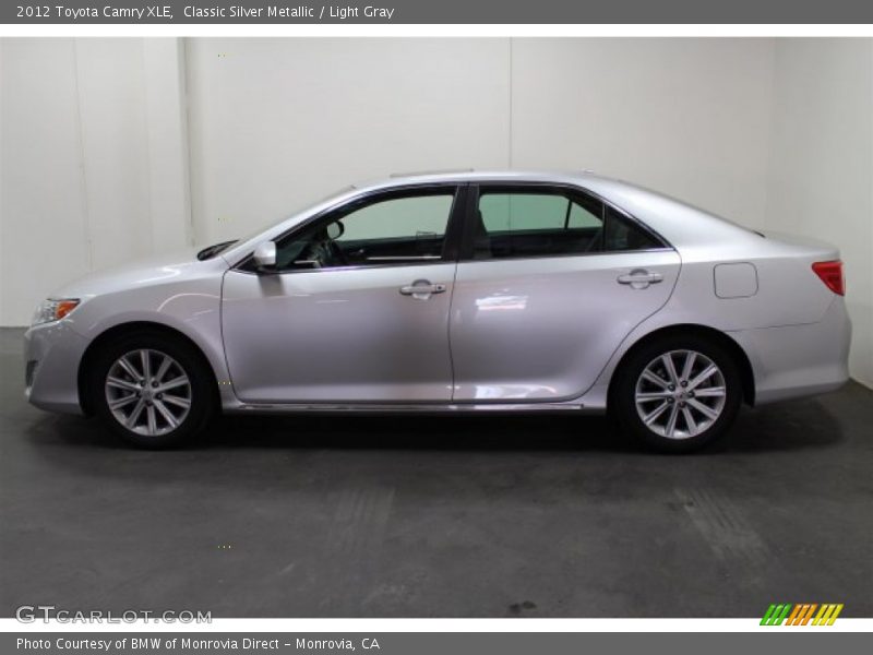 Classic Silver Metallic / Light Gray 2012 Toyota Camry XLE