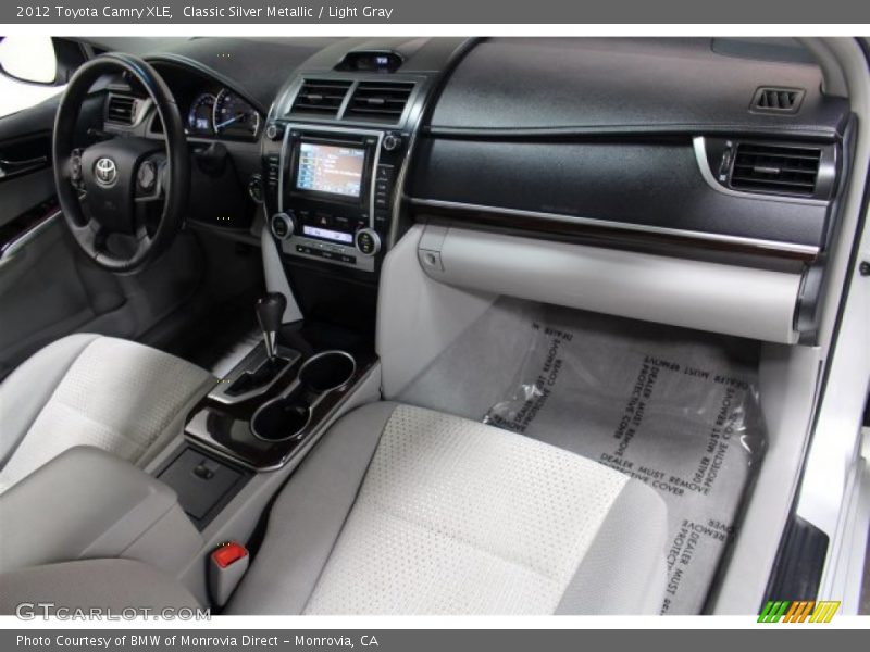 Classic Silver Metallic / Light Gray 2012 Toyota Camry XLE