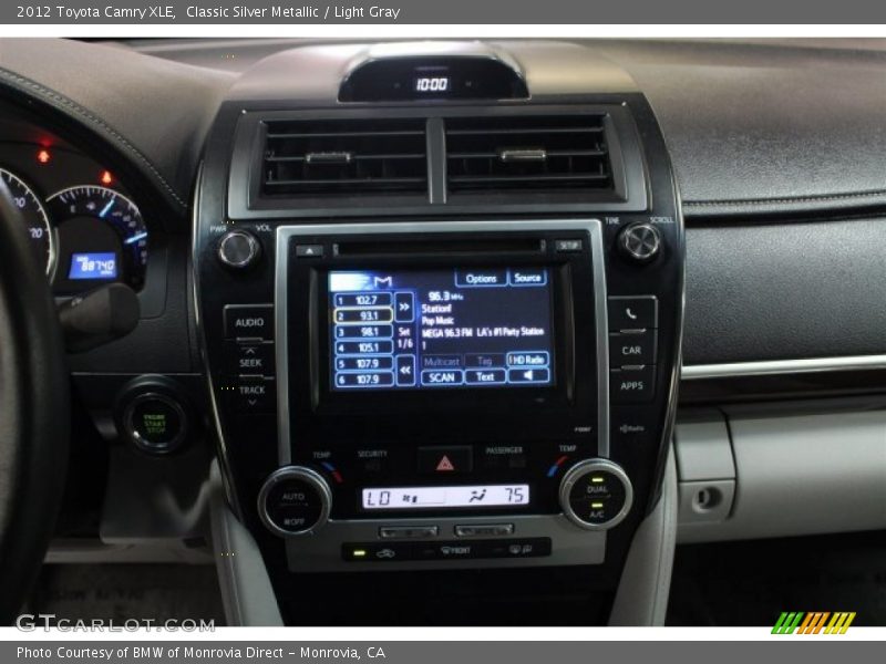 Classic Silver Metallic / Light Gray 2012 Toyota Camry XLE