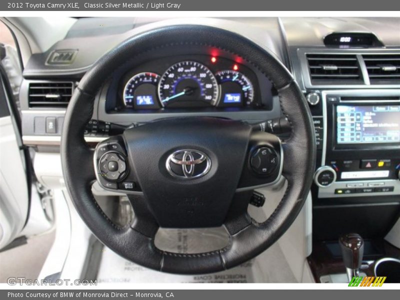 Classic Silver Metallic / Light Gray 2012 Toyota Camry XLE