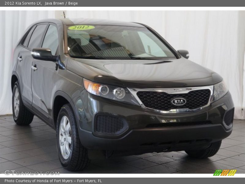 Java Brown / Beige 2012 Kia Sorento LX