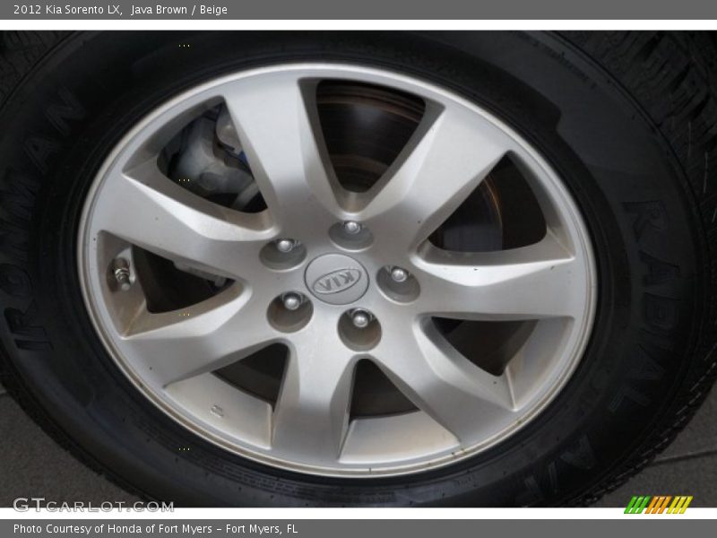 Java Brown / Beige 2012 Kia Sorento LX