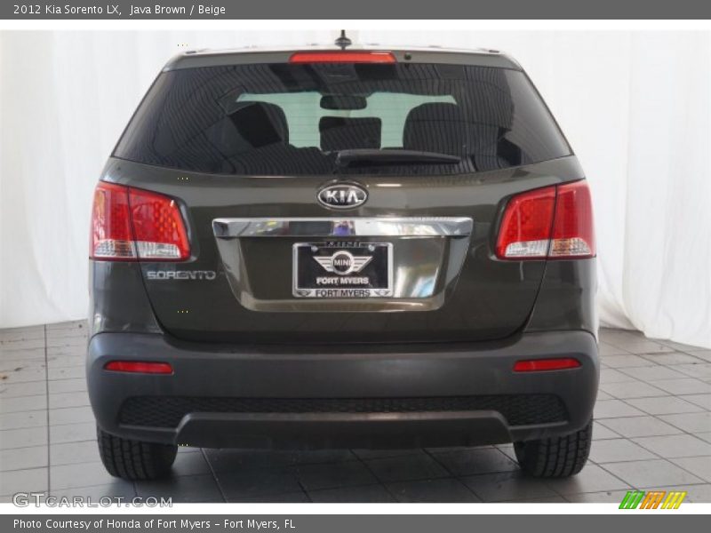 Java Brown / Beige 2012 Kia Sorento LX