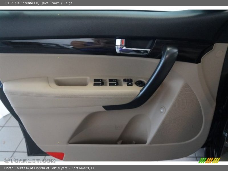 Java Brown / Beige 2012 Kia Sorento LX
