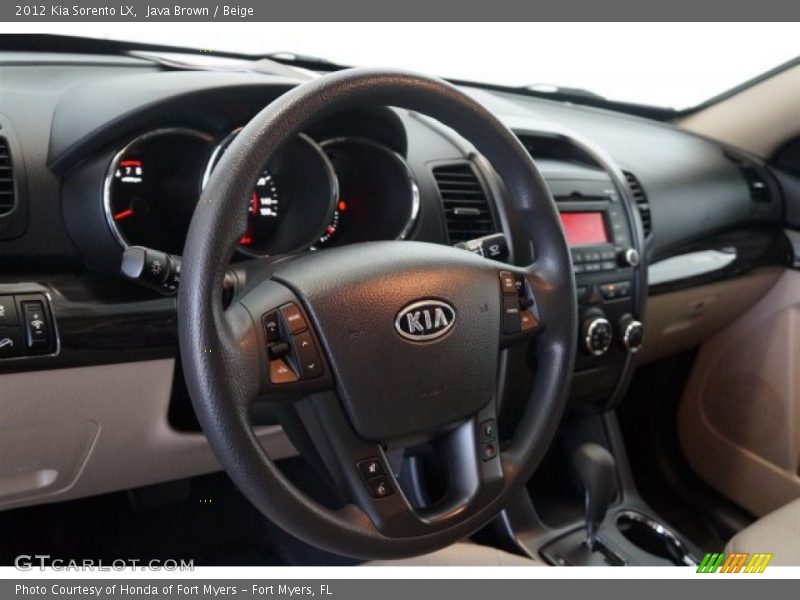 Java Brown / Beige 2012 Kia Sorento LX