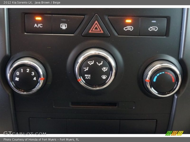 Java Brown / Beige 2012 Kia Sorento LX