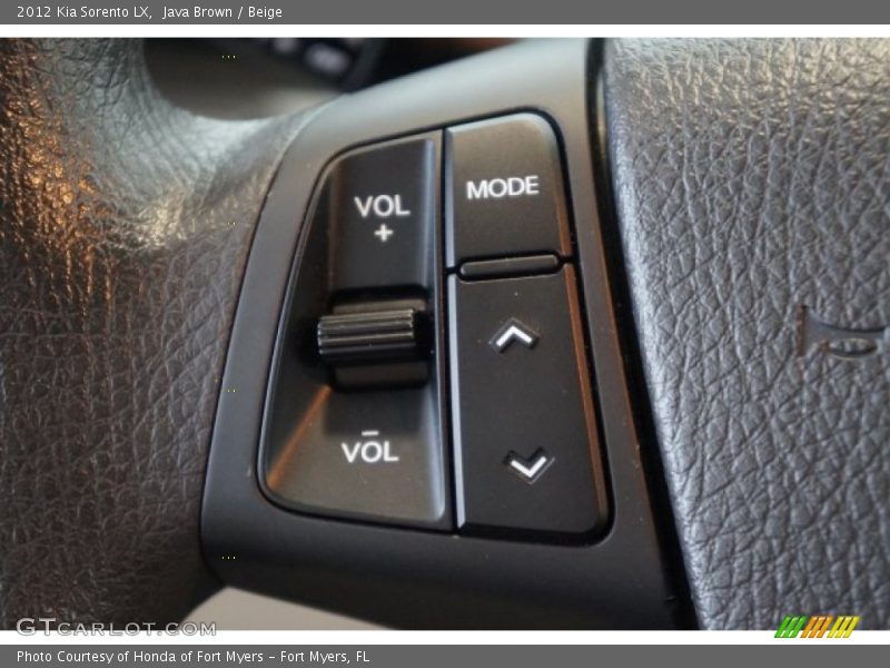 Java Brown / Beige 2012 Kia Sorento LX