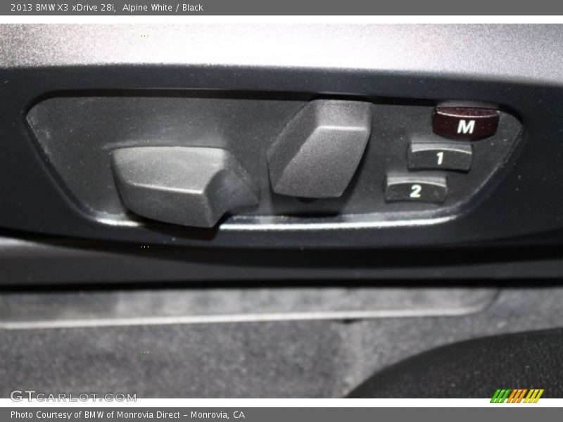 Alpine White / Black 2013 BMW X3 xDrive 28i