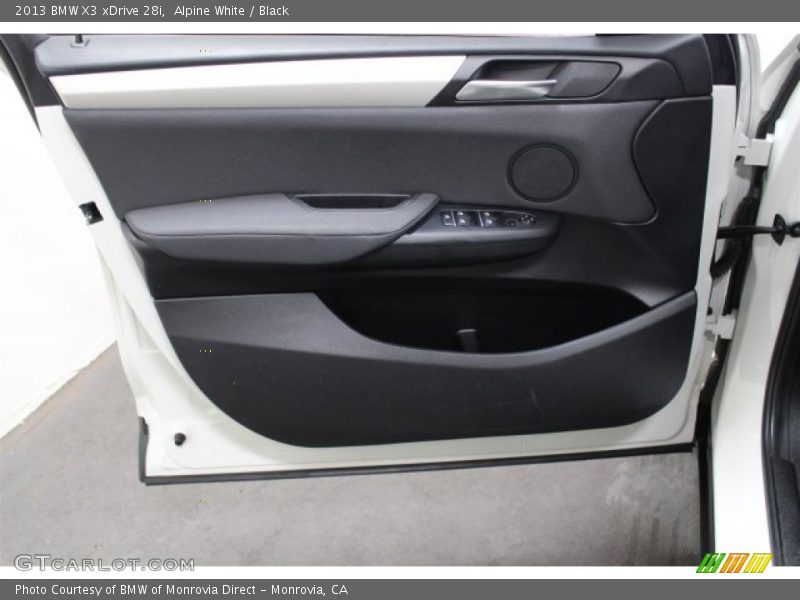 Alpine White / Black 2013 BMW X3 xDrive 28i