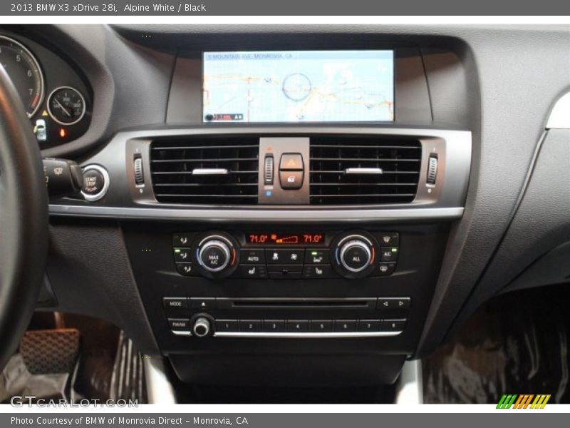 Alpine White / Black 2013 BMW X3 xDrive 28i