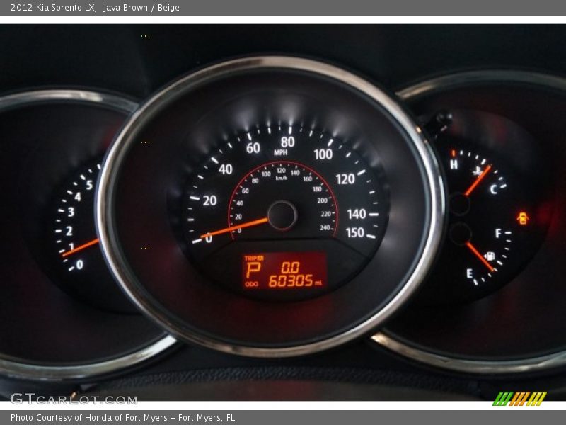 Java Brown / Beige 2012 Kia Sorento LX