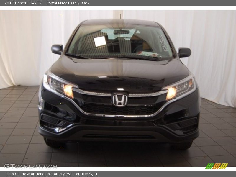 Crystal Black Pearl / Black 2015 Honda CR-V LX