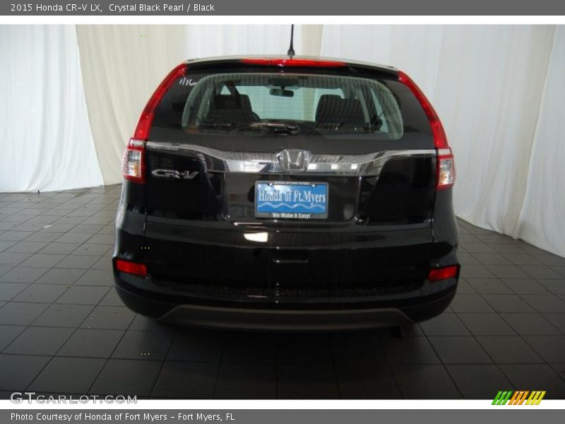 Crystal Black Pearl / Black 2015 Honda CR-V LX