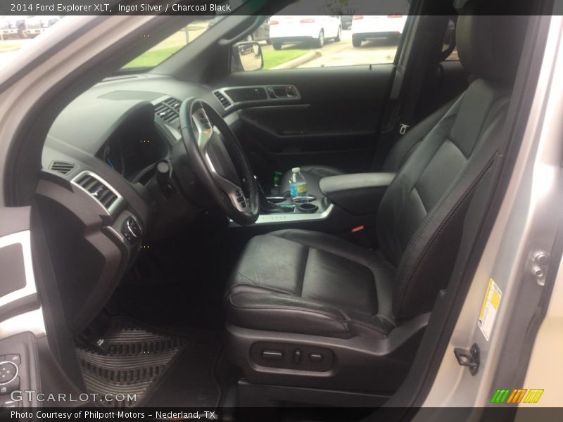 Ingot Silver / Charcoal Black 2014 Ford Explorer XLT