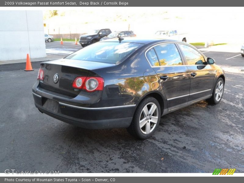 Deep Black / Cornsilk Beige 2009 Volkswagen Passat Komfort Sedan