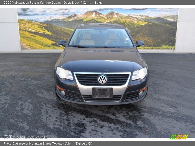 Deep Black / Cornsilk Beige 2009 Volkswagen Passat Komfort Sedan