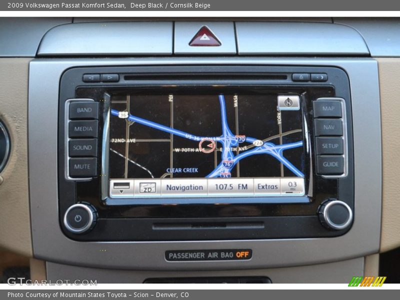 Navigation of 2009 Passat Komfort Sedan