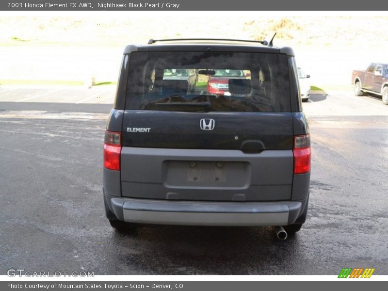 Nighthawk Black Pearl / Gray 2003 Honda Element EX AWD