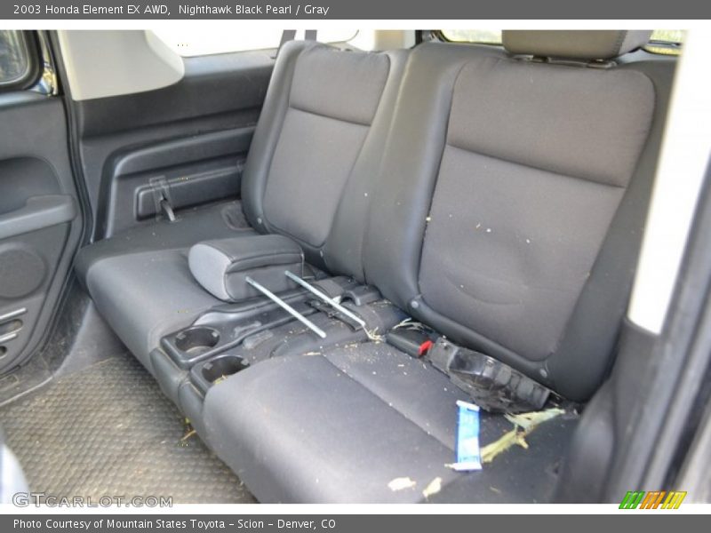 Nighthawk Black Pearl / Gray 2003 Honda Element EX AWD