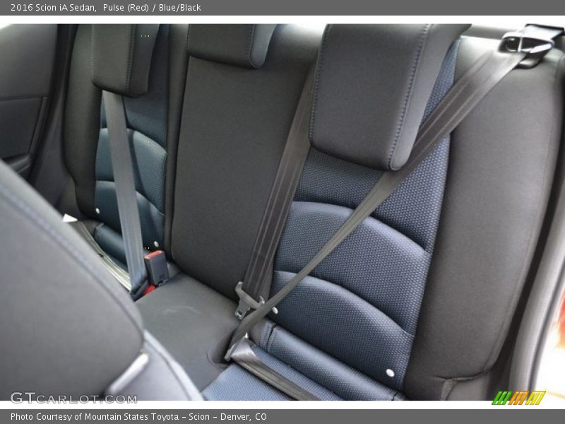 Rear Seat of 2016 iA Sedan