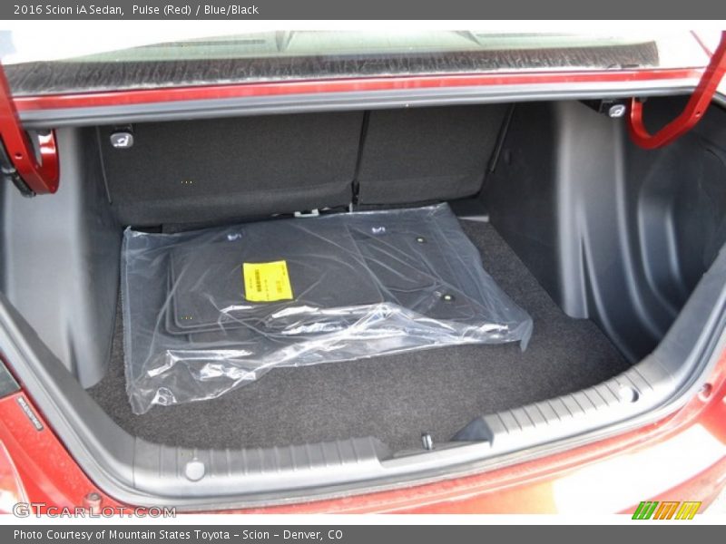  2016 iA Sedan Trunk