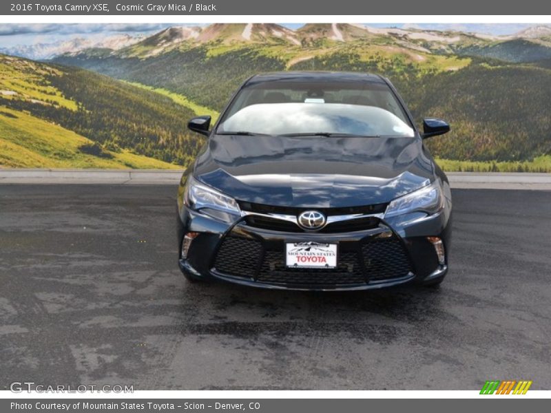 Cosmic Gray Mica / Black 2016 Toyota Camry XSE