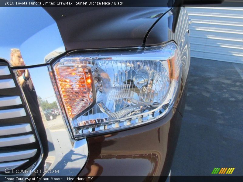 Sunset Bronze Mica / Black 2016 Toyota Tundra Limited CrewMax