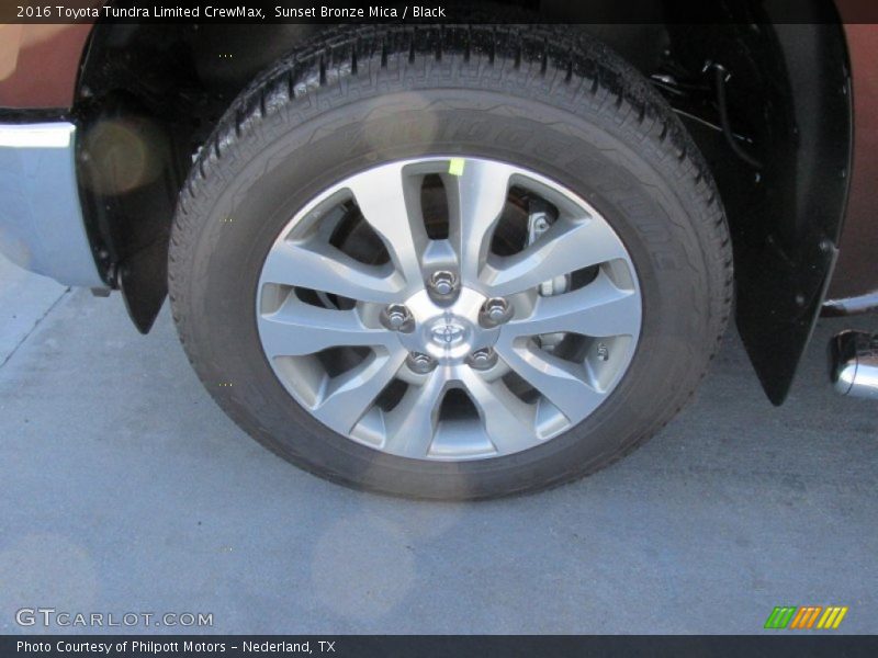 Sunset Bronze Mica / Black 2016 Toyota Tundra Limited CrewMax