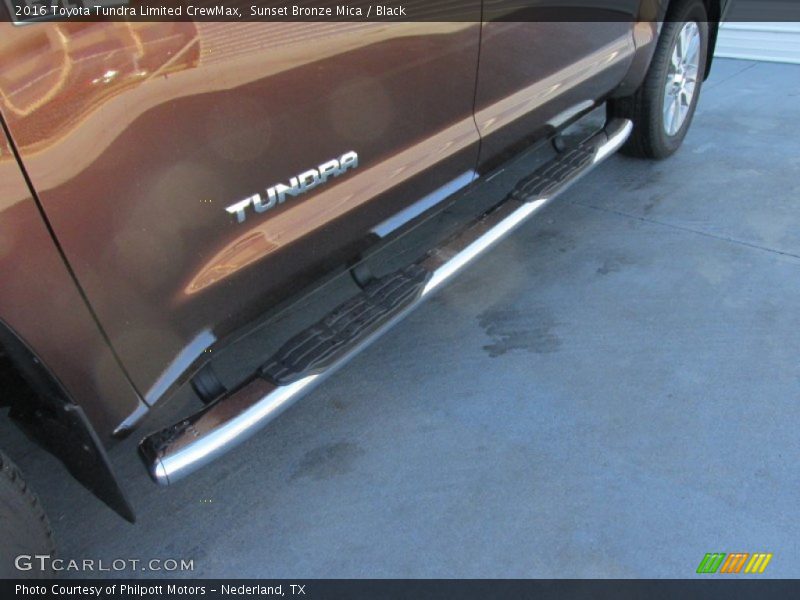 Sunset Bronze Mica / Black 2016 Toyota Tundra Limited CrewMax