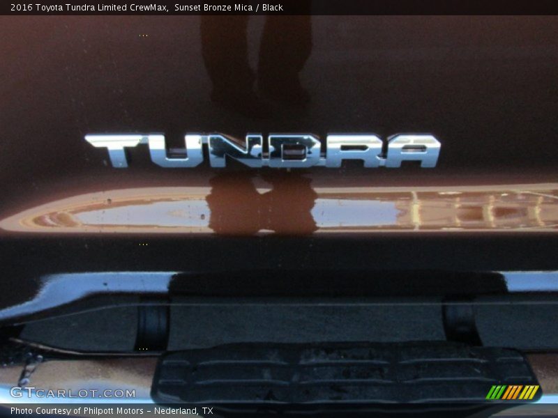Sunset Bronze Mica / Black 2016 Toyota Tundra Limited CrewMax