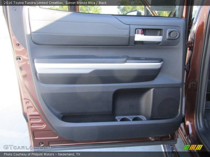 Sunset Bronze Mica / Black 2016 Toyota Tundra Limited CrewMax