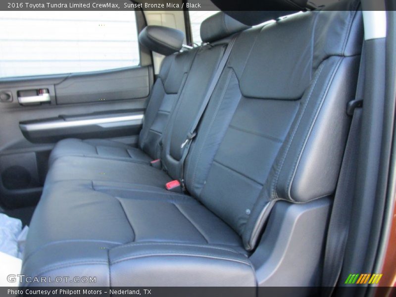 Sunset Bronze Mica / Black 2016 Toyota Tundra Limited CrewMax