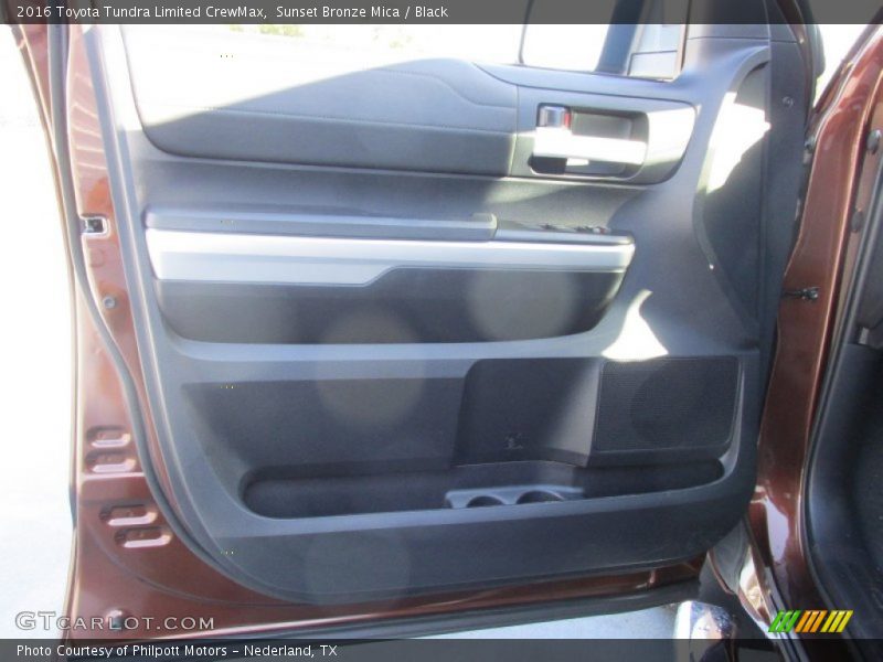 Sunset Bronze Mica / Black 2016 Toyota Tundra Limited CrewMax