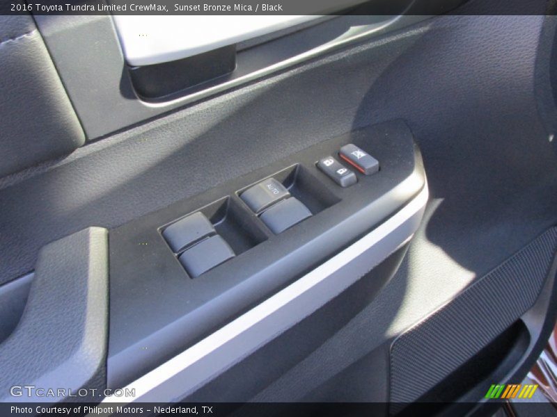 Sunset Bronze Mica / Black 2016 Toyota Tundra Limited CrewMax