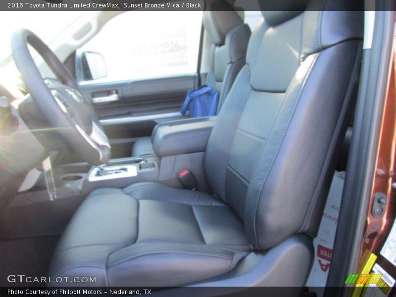 Sunset Bronze Mica / Black 2016 Toyota Tundra Limited CrewMax