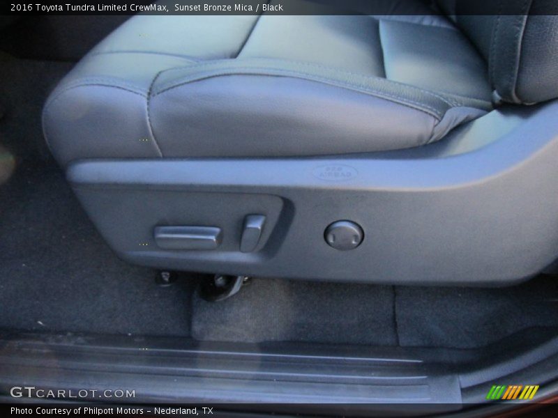 Sunset Bronze Mica / Black 2016 Toyota Tundra Limited CrewMax