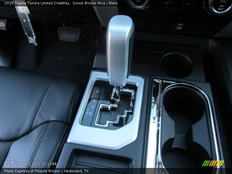 Sunset Bronze Mica / Black 2016 Toyota Tundra Limited CrewMax
