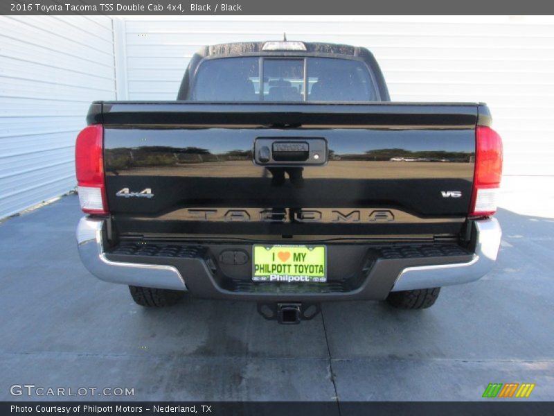 Black / Black 2016 Toyota Tacoma TSS Double Cab 4x4